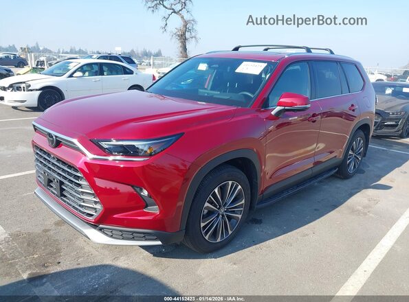5TDADAB50SS024998 2025 TOYOTA HIGHLANDER HYBRID Red Front left