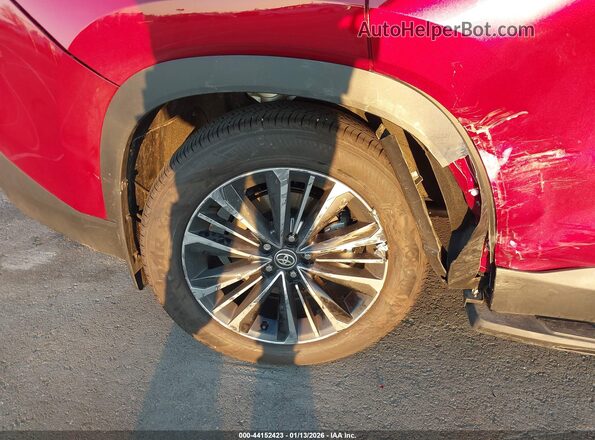 5TDADAB50SS024998 2025 TOYOTA HIGHLANDER HYBRID Red Front view