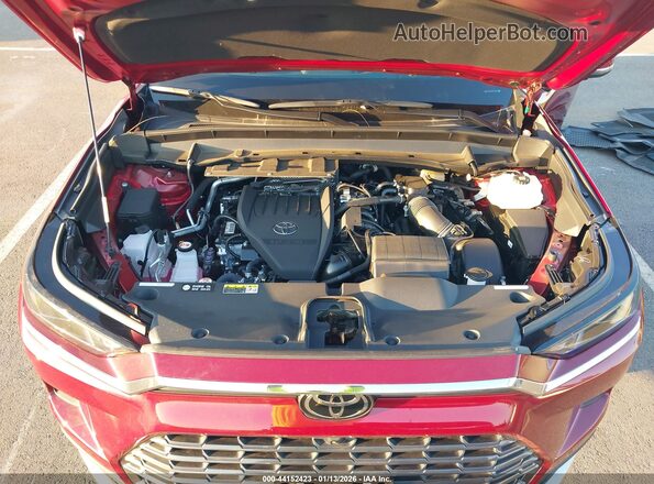 5TDADAB50SS024998 2025 TOYOTA HIGHLANDER HYBRID Red Rear view
