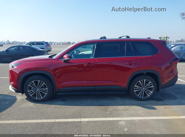 5TDADAB50SS024998 2025 TOYOTA HIGHLANDER HYBRID Red 360 interior view