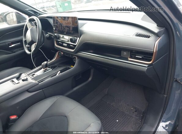 5TDADAB52RS006299 2024 TOYOTA HIGHLANDER HYBRID Blue Widok wnętrza z przodu