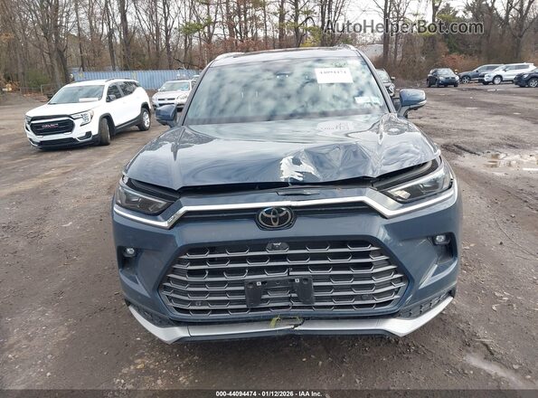 5TDADAB52RS006299 2024 TOYOTA HIGHLANDER HYBRID Blue Widok zestawu wskaźników