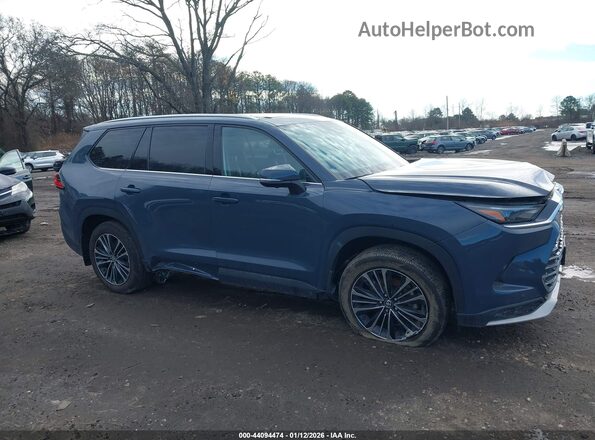 5TDADAB52RS006299 2024 TOYOTA HIGHLANDER HYBRID Blue Widok wnętrza z tyłu