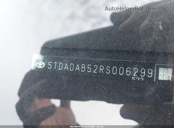 5TDADAB52RS006299 2024 TOYOTA HIGHLANDER HYBRID Blue 