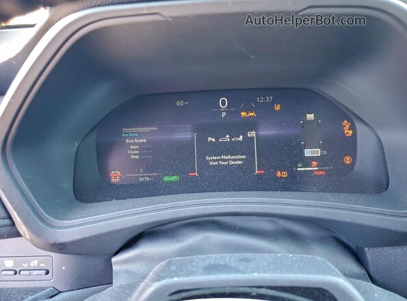 5TDADAB56SS016713 2025 TOYOTA LIMITED Красный Вид щитка приборов