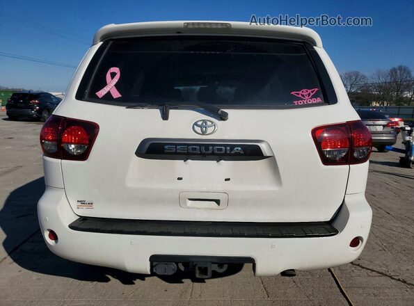 5TDAY5B14MS186595 2021 TOYOTA SEQUOIA White Rear view
