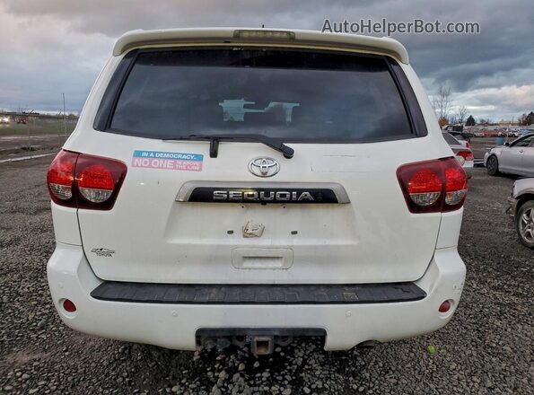 5TDAY5B18MS184588 2021 TOYOTA SEQUOIA White Rear view