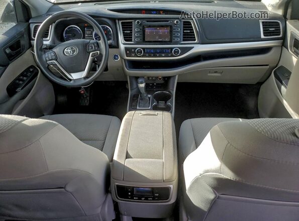 5TDBGRFH6JS051104 2018 TOYOTA HIGHLANDER HYBRID Silver 