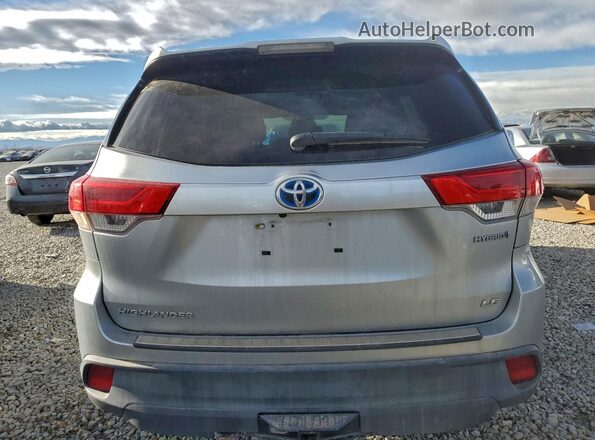 5TDBGRFH6JS051104 2018 TOYOTA HIGHLANDER HYBRID Silver 