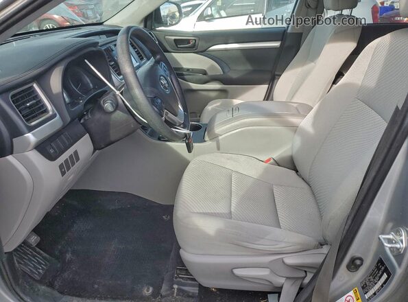 5TDBGRFH6JS051104 2018 TOYOTA HIGHLANDER HYBRID Silver 