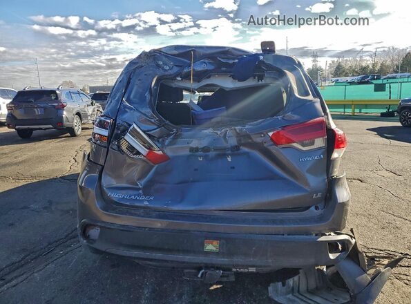 5TDBGRFH7KS077356 2019 TOYOTA HIGHLANDER HYBRID Серый 