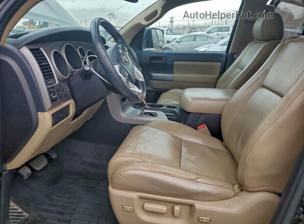 5TDBY5G12GS145643 2016 TOYOTA SEQUOIA Серый Вид салона спереди
