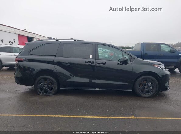 5TDCSKFC1SS163180 2025 TOYOTA SIENNA Black უკანა სალონის ხედი