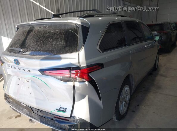 5TDCSKFC4PS083444 2023 TOYOTA SIENNA Silver უკანა მარჯვენა