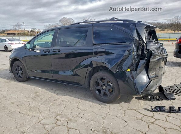 5TDCSKFC9SS180812 2025 TOYOTA SIENNA Black Trasero izquierdo