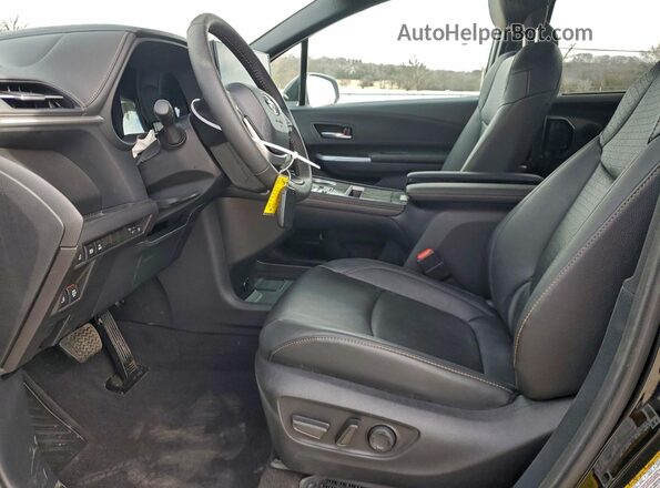 5TDCSKFC9SS180812 2025 TOYOTA SIENNA Black Vista interior delantera