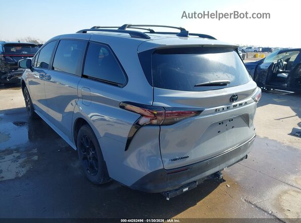 5TDCSKFC9SS191051 2025 TOYOTA SIENNA Gray Задня ліва чверть