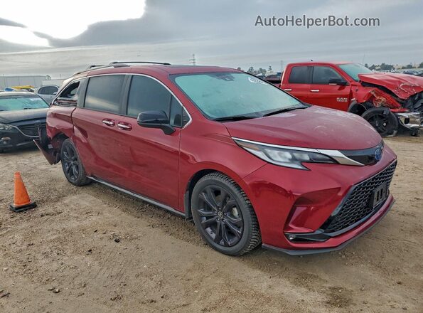 5TDDRKEC2NS119002 2022 TOYOTA SIENNA Red წინა მარჯვენა