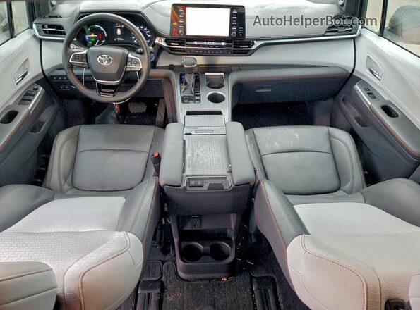 5TDDRKEC2NS119002 2022 TOYOTA SIENNA Red წინა პანელის ხედი