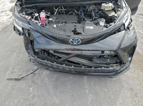 5TDDRKEC6SS231877 2025 TOYOTA SIENNA Black Vista del compartimento del motor