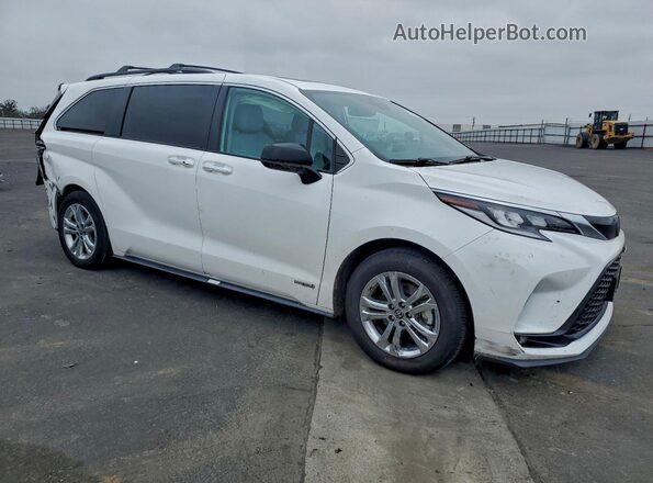 5TDDSKFC1MS004165 2021 TOYOTA SIENNA White წინა მარჯვენა