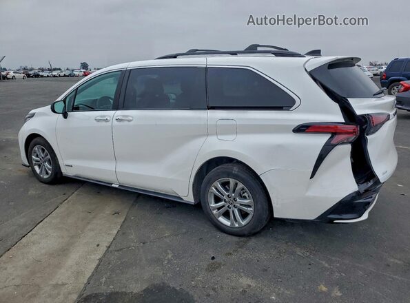5TDDSKFC1MS004165 2021 TOYOTA SIENNA White უკანა მარცხენა