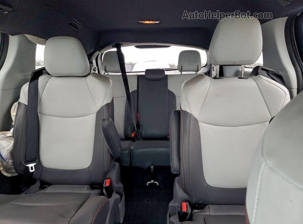 5TDDSKFC1MS004165 2021 TOYOTA SIENNA White უკანა სავარძლების ხედი