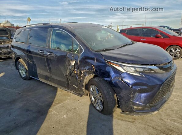 5TDDSKFC1MS023847 2021 TOYOTA SIENNA Blue Դիմացի տեսք