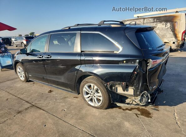 5TDDSKFC3MS022943 2021 TOYOTA SIENNA Black Trasero izquierdo