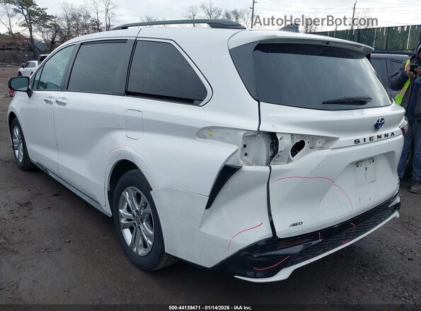5TDDSKFC4NS050607 2022 TOYOTA SIENNA White უკანა მარცხენა
