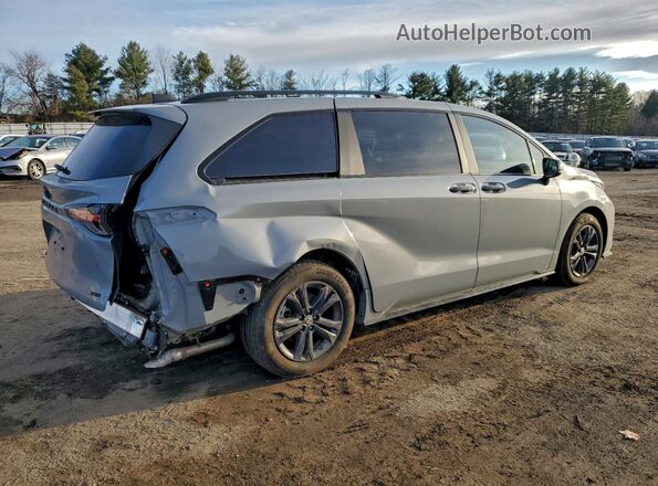 5TDDSKFCXSS157124 2025 TOYOTA SIENNA Серый Задняя правая четверть