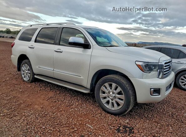 5TDDW5G12JS156261 2018 TOYOTA SEQUOIA Белый Передняя правая четверть