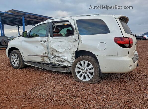 5TDDW5G12JS156261 2018 TOYOTA SEQUOIA Белый Задняя левая четверть