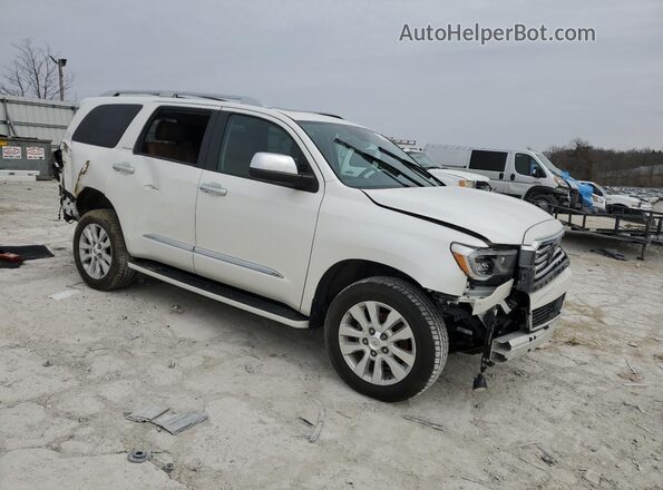 5TDDY5G15JS160928 2018 TOYOTA SEQUOIA Белый Передняя правая четверть