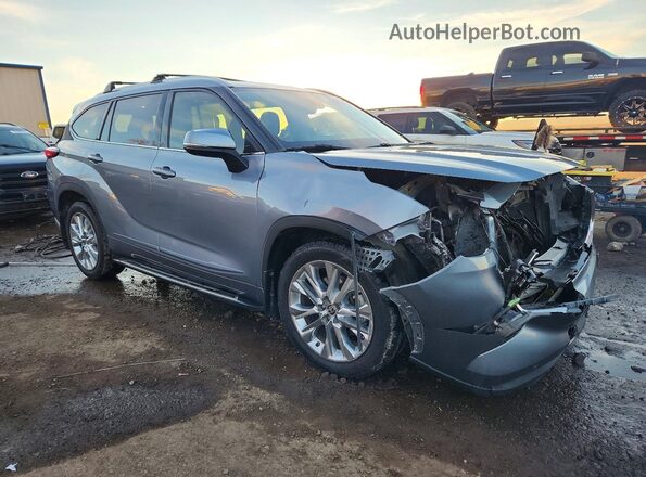 5TDDZRBH7LS020164 2020 TOYOTA LIMITED Blue Front right