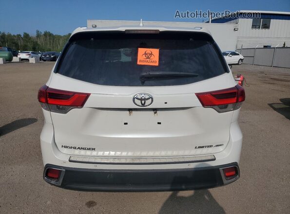 5TDDZRFH6KS739186 2019 TOYOTA LIMITED White Հետևի տեսք