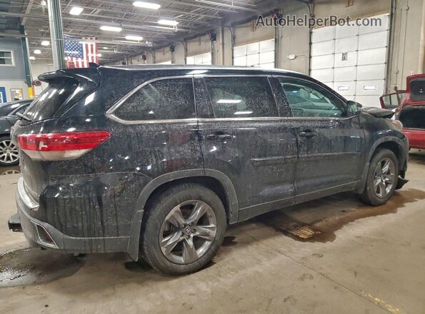 5TDDZRFH7JS883649 2018 TOYOTA LIMITED Black Задня права чверть