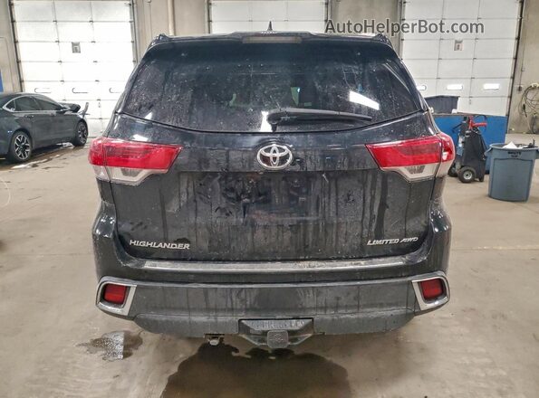 5TDDZRFH7JS883649 2018 TOYOTA LIMITED Black Вид ззаду
