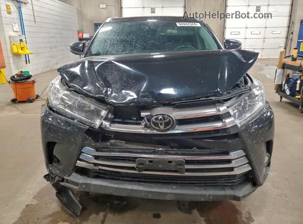 5TDDZRFH7JS883649 2018 TOYOTA LIMITED Black Вид спереду