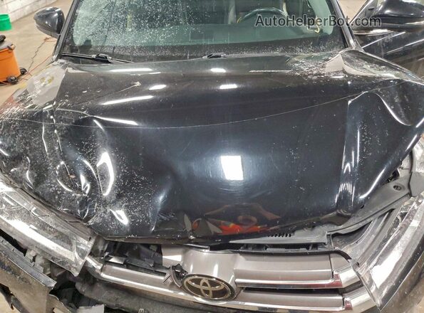 5TDDZRFH7JS883649 2018 TOYOTA LIMITED Black Вид підкапотного простору