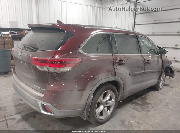 5TDDZRFH9HS468813 2017 TOYOTA LIMITED Red Հետևի աջ