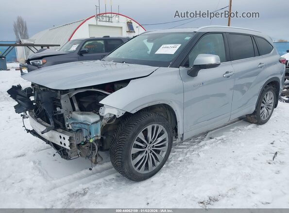 5TDEBRCH7LS003369 2020 TOYOTA HIGHLANDER HYBRID Silver 