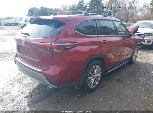 5TDEBRCHXSS670063 2025 TOYOTA HIGHLANDER HYBRID Red 