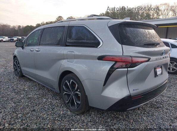 5TDERKEC0SS283560 2025 TOYOTA SIENNA Silver Задня ліва чверть
