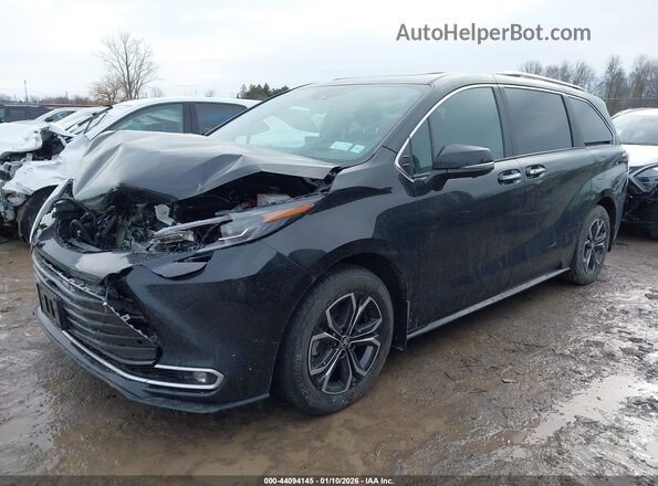 5TDESKFC4SS218651 2025 TOYOTA SIENNA Black Przód lewy