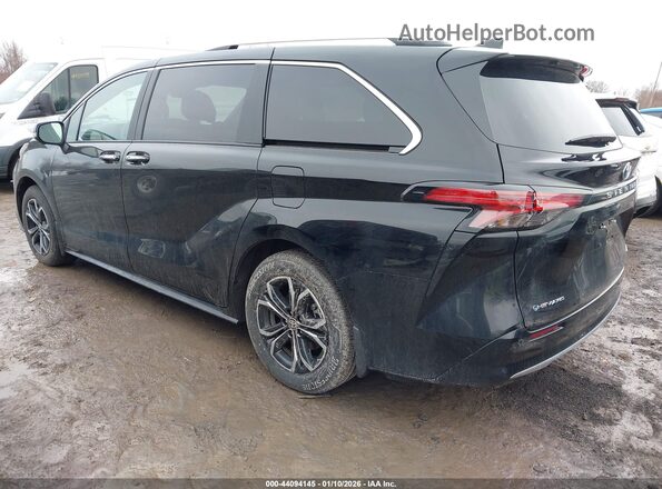 5TDESKFC4SS218651 2025 TOYOTA SIENNA Black Tył lewy