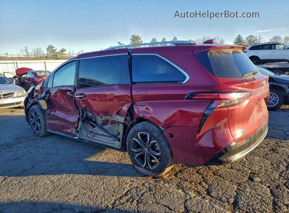 5TDESKFC5SS154569 2025 TOYOTA LIMITED Red Հետևի ձախ