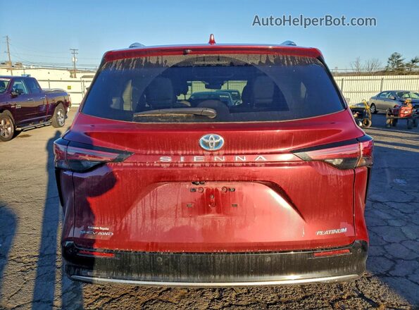 5TDESKFC5SS154569 2025 TOYOTA LIMITED Red Հետևի տեսք