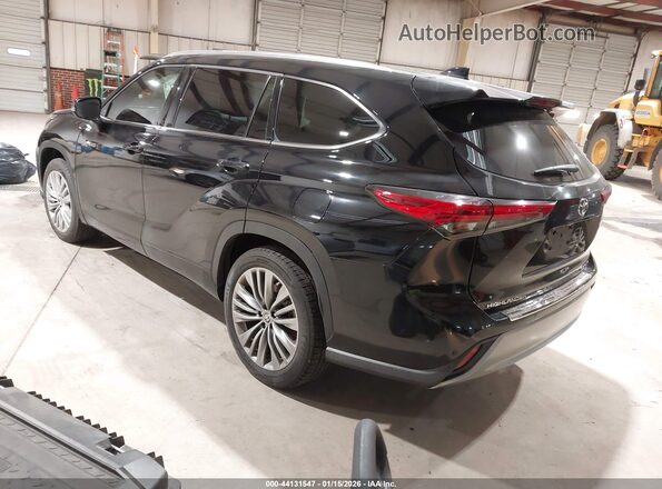 5TDFARAH0MS004908 2021 TOYOTA HIGHLANDER HYBRID Черный Задняя левая четверть