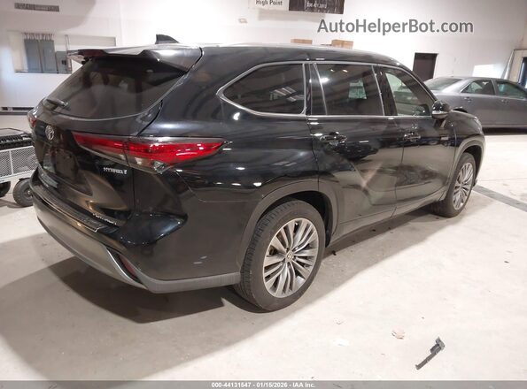 5TDFARAH0MS004908 2021 TOYOTA HIGHLANDER HYBRID Черный Задняя правая четверть